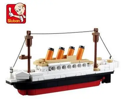 194pcs Sluban 0576 Educational Building Blocks Titanic Ship bricks Toys Boat Model Kids Boys Gift for children
194pcs Sluban 0576 Educational Building Blocks Titanic Ship bricks Toys Boat Model Kids Boys Gift for children