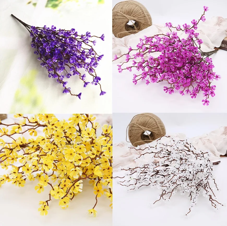 5pcs Artificial Wintersweet FLower Branch For Flower Arrangement Props Wedding Bridal Bouquet Home Bar Hotel Decoration
5pcs Artificial Wintersweet FLower Branch For Flower Arrangement Props Wedding Bridal Bouquet Home Bar Hotel Decoration