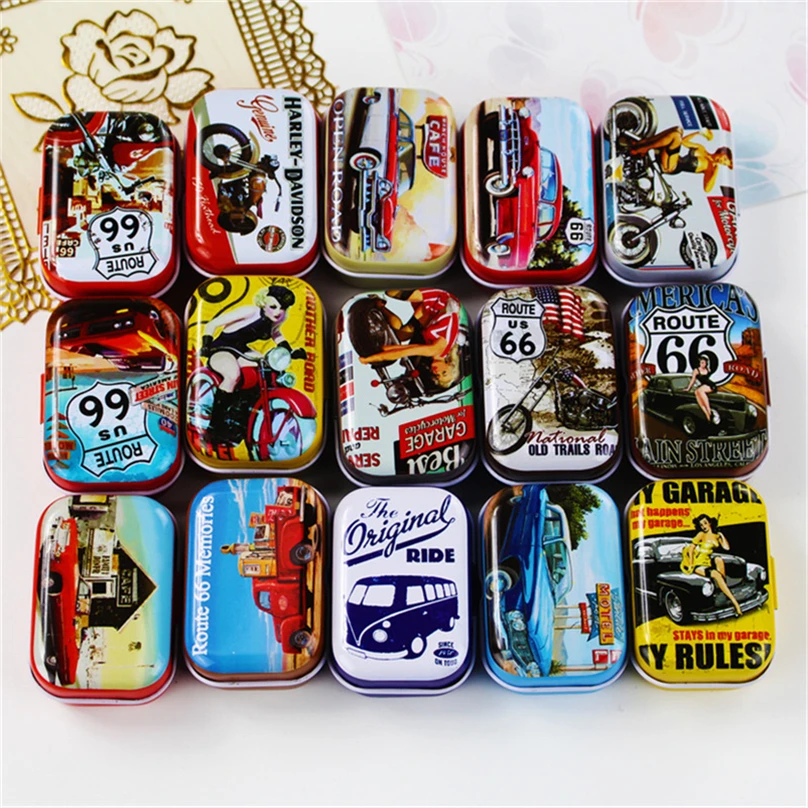 12 Pieces/lot Tin Box Vintage Print Tea Candy Pill Coin Storage Box Earring Jewelry Lipstick Packing Box Mini Case Organizer
12 Pieces/lot Tin Box Vintage Print Tea Candy Pill Coin Storage Box Earring Jewelry Lipstick Packing Box Mini Case Organizer