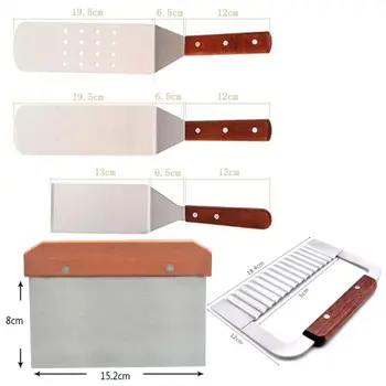 8Pc Professional BBQ Griddle Accessories Kit in Gift Box - Heavy Duty Stainless Steel Griddle Tool Set for Men Dad on Birthday W
8Pc Professional BBQ Griddle Accessories Kit in Gift Box - Heavy Duty Stainless Steel Griddle Tool Set for Men Dad on Birthday W