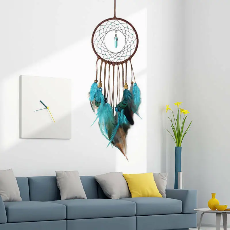 1Pc Retro Life Tree Colorful Feather Dream Catcher Wind Chimes Hanging Dreamcatcher Christmas Party Home Decoration
1Pc Retro Life Tree Colorful Feather Dream Catcher Wind Chimes Hanging Dreamcatcher Christmas Party Home Decoration