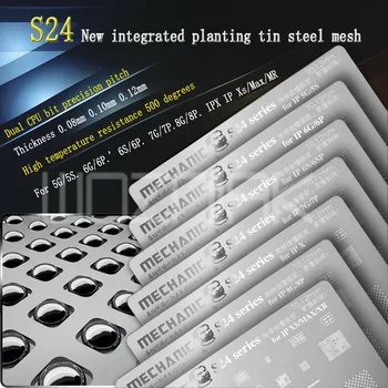 Mechanic for iphone6/6P/7/7p8X/XS/XR/XS MAX universal universal plant tin steel mesh 0.1mm thickness
Mechanic for iphone6/6P/7/7p8X/XS/XR/XS MAX universal universal plant tin steel mesh 0.1mm thickness