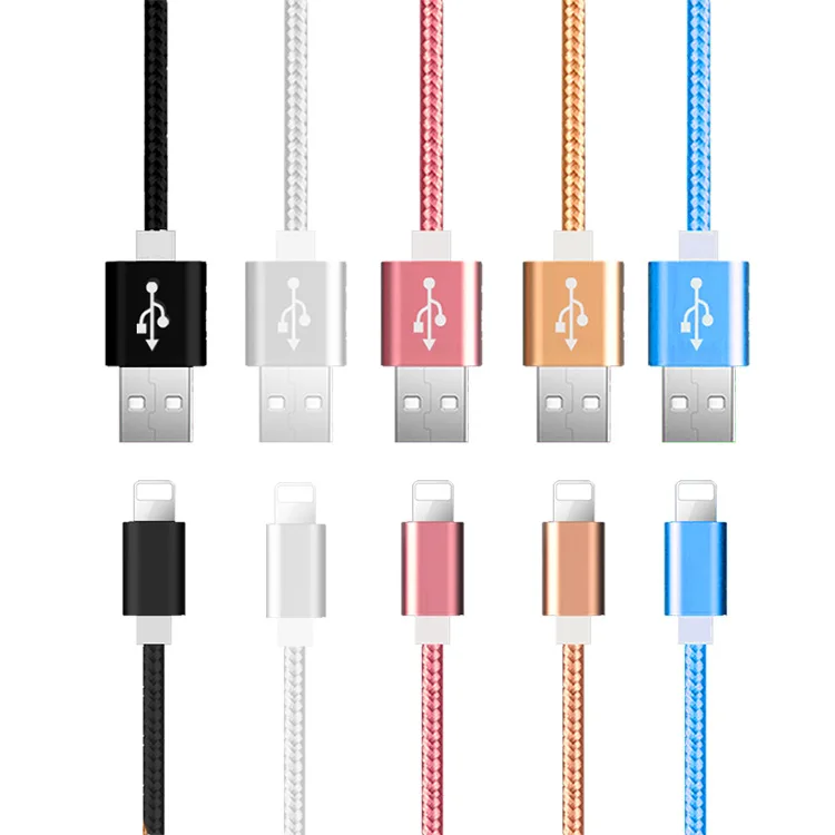 

USB Charging Cable Lighting For iPhone X XS MAX XR 8 7 6 6S 5 5s Plus Charge Sync Date Cord Line For ipad Mini 1 2 3 Fast 1m