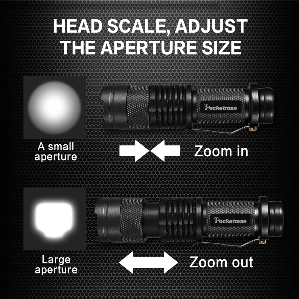Фонарик светодиодный 2000 лм 3 режима водостойкий AA/14500/Z50|mini led flashlight|led torchled flashlight |