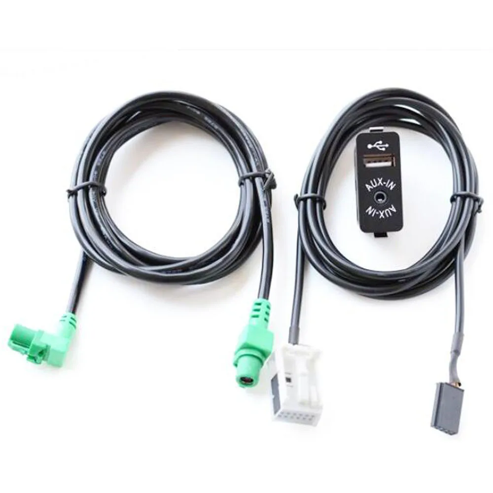 USB Aux Switch + Wire Cable Adapter For BMW E60 E61 E63 E64 E87 E90 E70 F25 F01 F02 F03 F04 F12 F13
USB Aux Switch + Wire Cable Adapter For BMW E60 E61 E63 E64 E87 E90 E70 F25 F01 F02 F03 F04 F12 F13