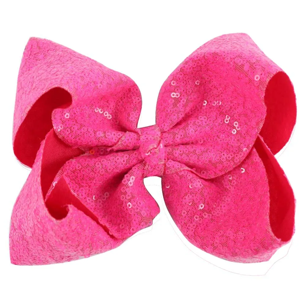 8"Large Sequin Ribbon Hair Bow For Girls Handmade Alligator Hair Clips Barrette Bowknot Children Kids Hair Accessories
8"Large Sequin Ribbon Hair Bow For Girls Handmade Alligator Hair Clips Barrette Bowknot Children Kids Hair Accessories
