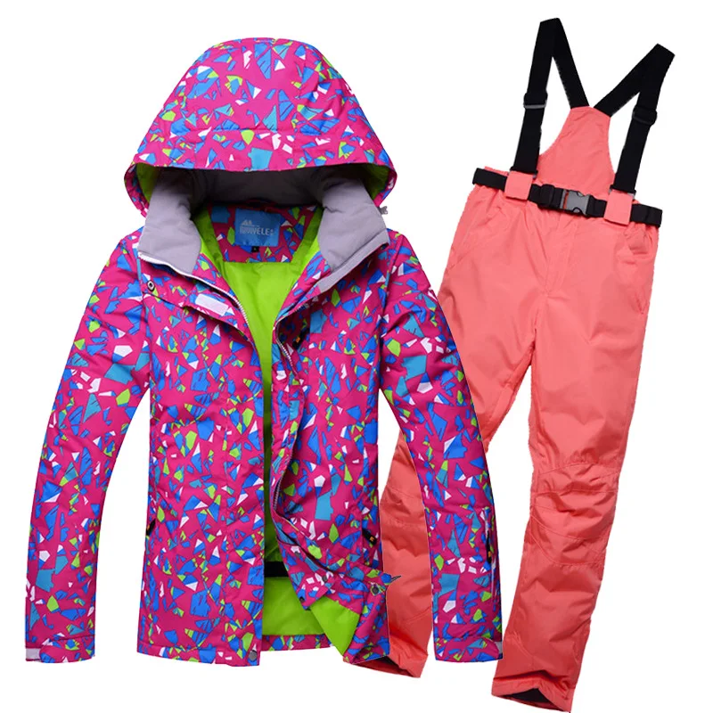 Ski Jacket + Ski Pant for Women Skiing or Snowboarding Suit For Female Outdoor Hiking Clothing 2018 Waterproof Ski Suit
Ski Jacket + Ski Pant for Women Skiing or Snowboarding Suit For Female Outdoor Hiking Clothing 2018 Waterproof Ski Suit