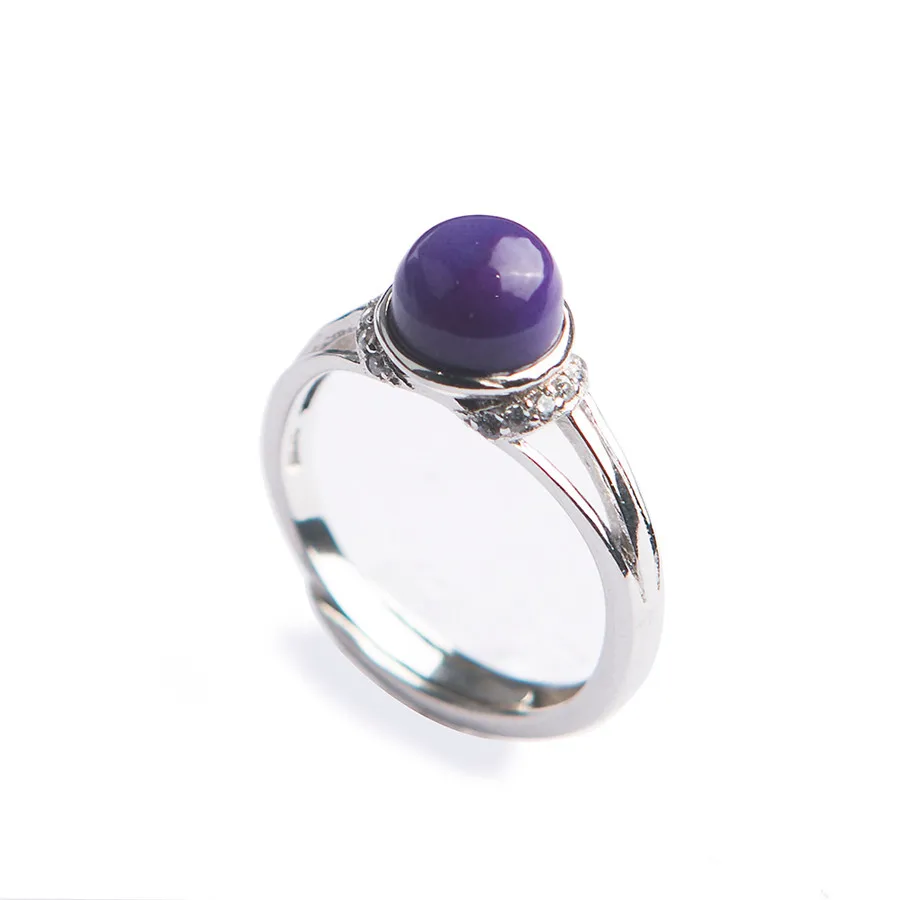 Genuine Natural sugilite Gems Purple Crystal Healing Stone Women Adjustable Size Sliver Ring 7*7mm
Genuine Natural sugilite Gems Purple Crystal Healing Stone Women Adjustable Size Sliver Ring 7*7mm