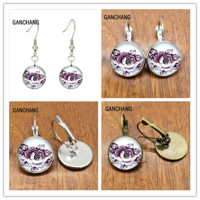 Cottage Chic Plum Earrings - Round Earrings - Voyageur - Romantic Victorian Garden Collection
Cottage Chic Plum Earrings - Round Earrings - Voyageur - Romantic Victorian Garden Collection
