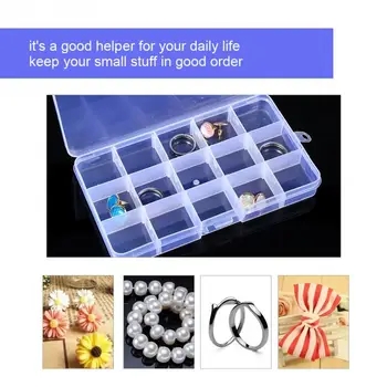 Plastic Jewelry Beads Box Earring Storage Portable Adjustable Case Home Organizer
Plastic Jewelry Beads Box Earring Storage Portable Adjustable Case Home Organizer