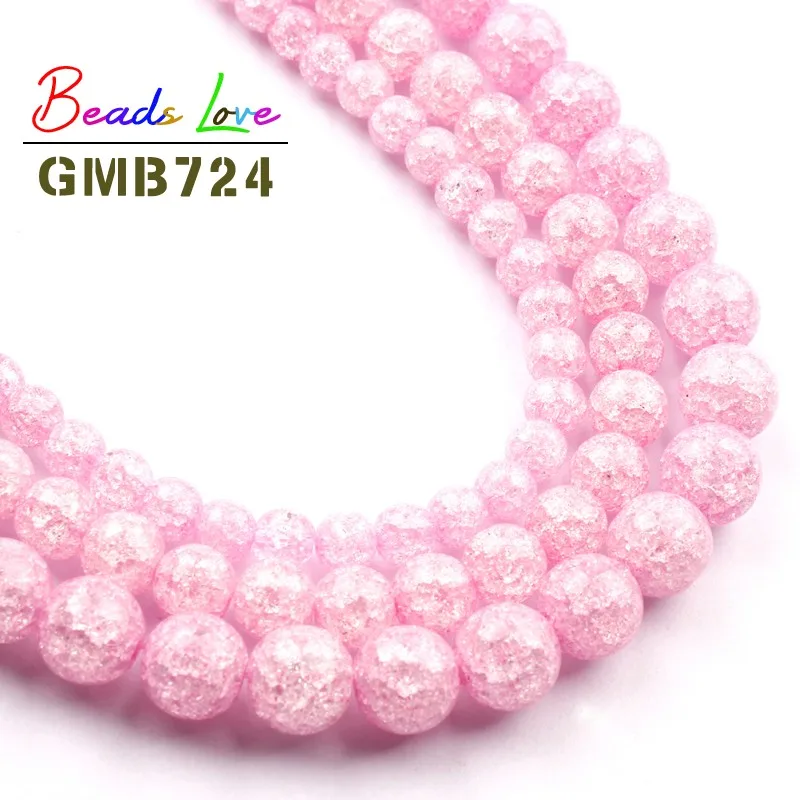 Wholesale Pink Cracked Quartz Stone Round Loose Beads For Jewelry Making 6 8 10mm Diy Bead Bracelet Necklace Crystal Perles 15''
Wholesale Pink Cracked Quartz Stone Round Loose Beads For Jewelry Making 6 8 10mm Diy Bead Bracelet Necklace Crystal Perles 15''