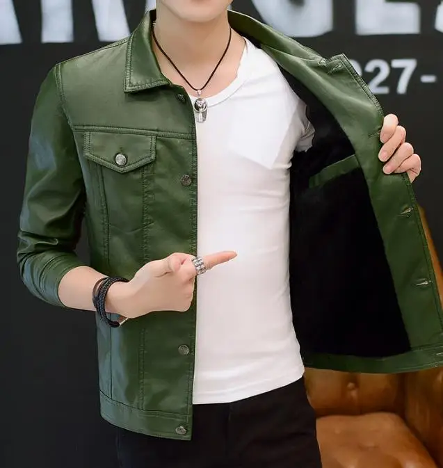 Spring And Autumn New Leather Jacket Men's Leather Jacket Men's Fashion Youth Pu Leather Casual Men's Jackets Leather Jackets
Spring And Autumn New Leather Jacket Men's Leather Jacket Men's Fashion Youth Pu Leather Casual Men's Jackets Leather Jackets
