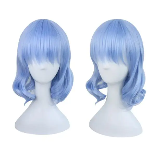 TouHou Project Remilia Scarlet Cosplay Wig 35cm Short Curly Wavy Heat Resistant Synthetic Hair for Women Anime Costume Blue Gift
TouHou Project Remilia Scarlet Cosplay Wig 35cm Short Curly Wavy Heat Resistant Synthetic Hair for Women Anime Costume Blue Gift