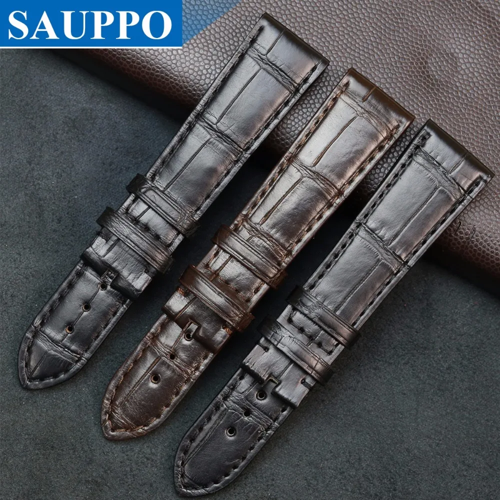 Мужской кожаный ремешок для часов SAUPPO, черный, темно-коричневый, 21 мм, 22 мм, под крокодиловую кожу
Мужской кожаный ремешок для часов SAUPPO, черный, темно-коричневый, 21 мм, 22 мм, под крокодиловую кожу