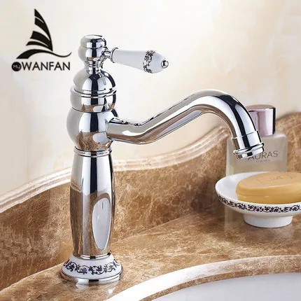 Basin Faucet Brass Chrome Silver Bathroom Sink Faucet Ceramic Single Lever Hole Deck Mount Hot Cold Mixer Water Taps Cock M-27L
Basin Faucet Brass Chrome Silver Bathroom Sink Faucet Ceramic Single Lever Hole Deck Mount Hot Cold Mixer Water Taps Cock M-27L
