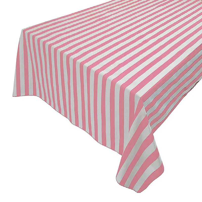137X274cm Striped Plastic Disposable Tablecloth Wedding Birthday Party Table Cover Rectangle Desk Cloth Wipe Covers
137X274cm Striped Plastic Disposable Tablecloth Wedding Birthday Party Table Cover Rectangle Desk Cloth Wipe Covers