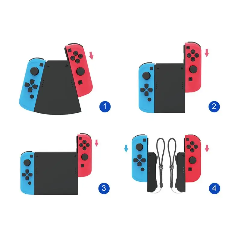 1Set 5 In 1 Connector Pack Left and Right ABS Hand Grip Case Handle Holder Stand Cover for Nintend Switch NS Joy-Con Controller
1Set 5 In 1 Connector Pack Left and Right ABS Hand Grip Case Handle Holder Stand Cover for Nintend Switch NS Joy-Con Controller