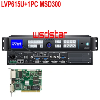 VDWALL LVP615U+1PC MSD300 Inputs: USB/Video/YPbPr/VGA/DVI/HDMI/DP 2304*1152 WIFI Control LED Video Processor Work with MRV336
VDWALL LVP615U+1PC MSD300 Inputs: USB/Video/YPbPr/VGA/DVI/HDMI/DP 2304*1152 WIFI Control LED Video Processor Work with MRV336