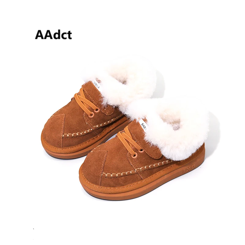 AAdct Cotton warm snow boots for boys New fashion short girls boots 2018 Winter non-slip kids boots 
AAdct Cotton warm snow boots for boys New fashion short girls boots 2018 Winter non-slip kids boots