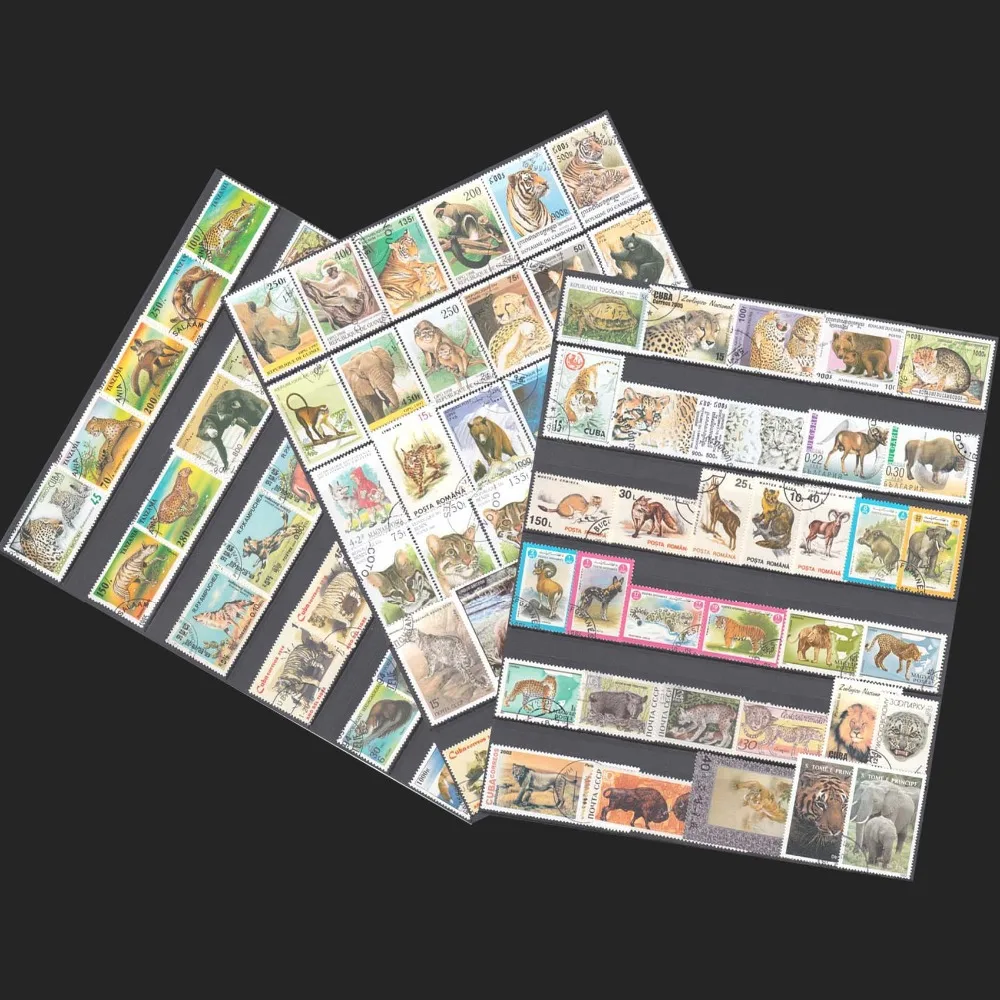 

Topic Animal 100 pieces/lot No Repeat All Different Unused With Post Mark Postage Stamps From The World Wide For Collecting