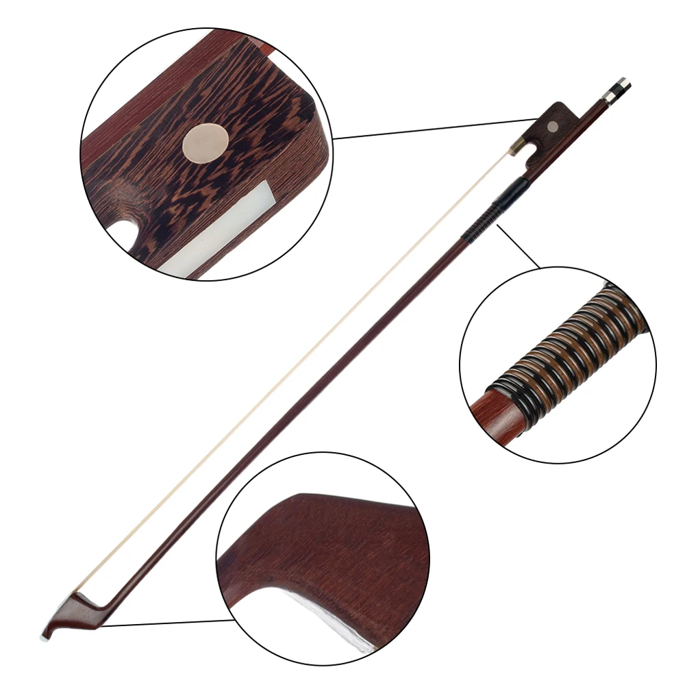 Violin Accessories German Style Bows for Size 4/4 Double Bass Brazilwood Bow Horsehair Bow Hair Great Balance Point Orchestral
Violin Accessories German Style Bows for Size 4/4 Double Bass Brazilwood Bow Horsehair Bow Hair Great Balance Point Orchestral