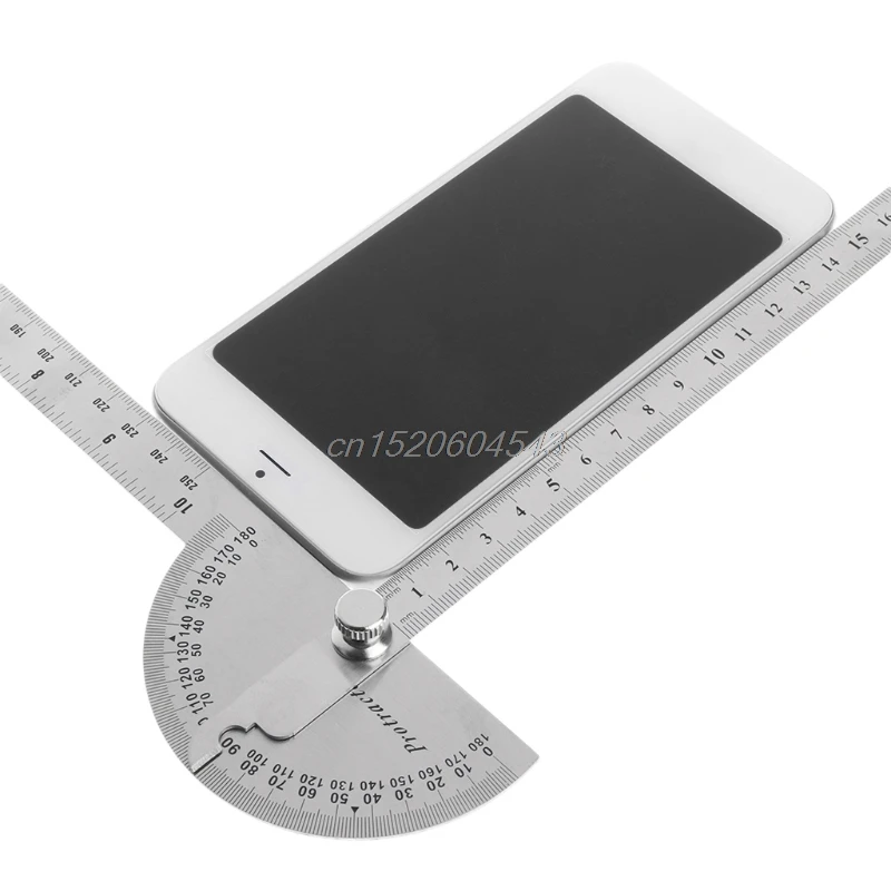 Stainless Steel Angle Ruler 180 degree Protractor Finder Arm Measuring Tool New Drop ship 
Stainless Steel Angle Ruler 180 degree Protractor Finder Arm Measuring Tool New Drop ship