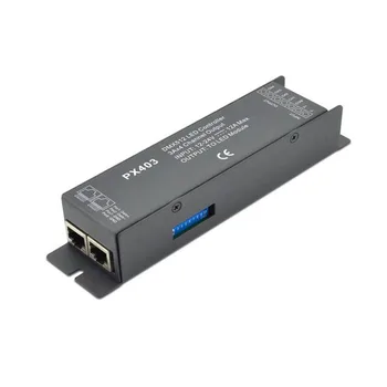 12-24VDC input 3A*4 channels output LED Dimmer Controller Constant Voltage LED DMX Controller Series PX403
12-24VDC input 3A*4 channels output LED Dimmer Controller Constant Voltage LED DMX Controller Series PX403