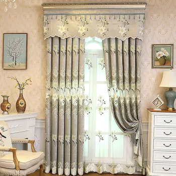 Gray Lily Europe Embroidered Blackout Curtains For living Room Bedroom Kitchen Tulle Curtains Window Treatment Drapes Home Decor
Gray Lily Europe Embroidered Blackout Curtains For living Room Bedroom Kitchen Tulle Curtains Window Treatment Drapes Home Decor