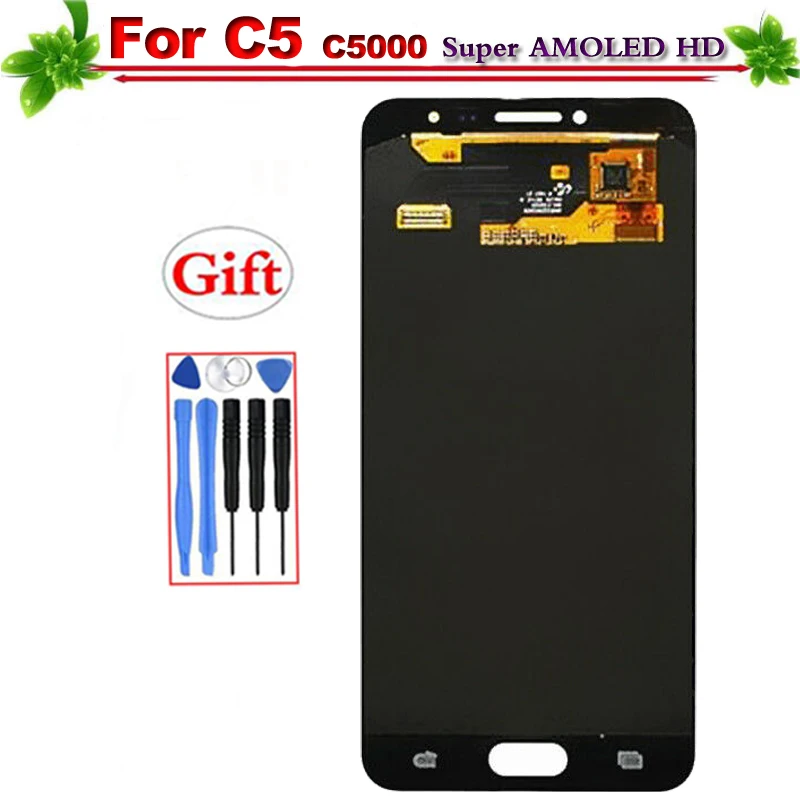 for SAMSUNG Galaxy C5 LCD Display Super Amoled Touch Screen Digitizer Assembly Replacement for SAMSUNG Galaxy C5 C5000 Display
for SAMSUNG Galaxy C5 LCD Display Super Amoled Touch Screen Digitizer Assembly Replacement for SAMSUNG Galaxy C5 C5000 Display