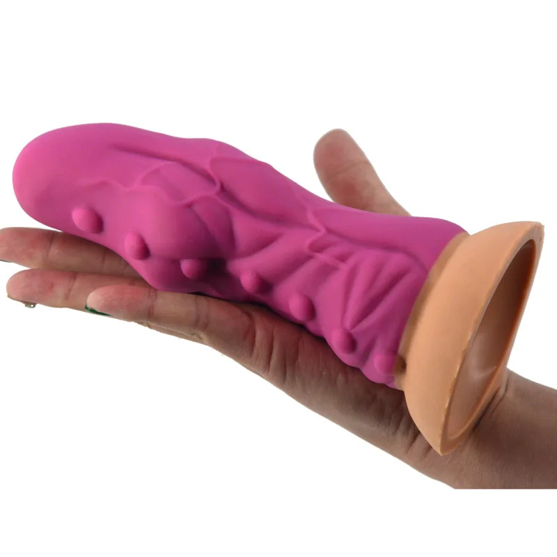 Silicone Round Soft Head Unique Design Dildo Erotic Sex Toys For Women Rotated Inserted Deeply To Expand Vaginal Fetishism