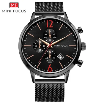 Top Brand Luxury MINI FOCUS Mens Fashion Quartz Black Watches Military Sport WristWatch Chronograph Stainless Steel Analog Clock
Top Brand Luxury MINI FOCUS Mens Fashion Quartz Black Watches Military Sport WristWatch Chronograph Stainless Steel Analog Clock