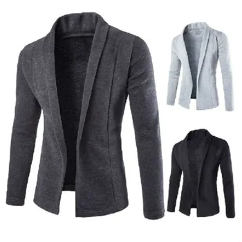 New Fashion Mens Casual Cardigan Jackets Slim Fit One Button Suit Coat Jacket Tops Winter Autumn Black Grey
New Fashion Mens Casual Cardigan Jackets Slim Fit One Button Suit Coat Jacket Tops Winter Autumn Black Grey