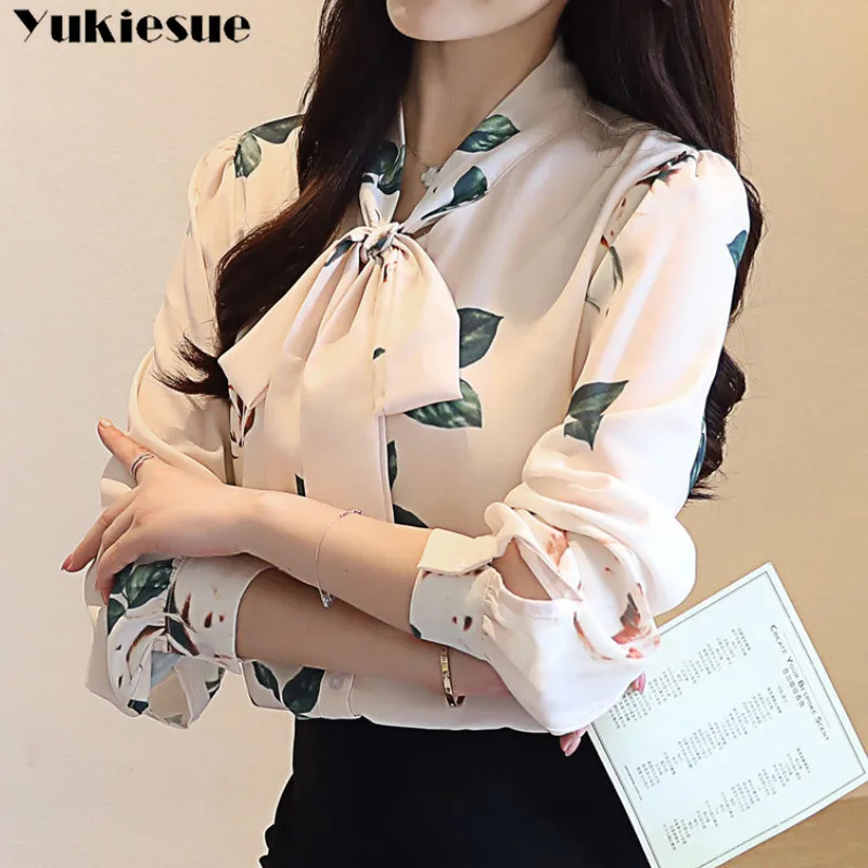 fashion long sleeve chiffon women blouse shirt casual bow printed women tops blusa feminina shirt women OL blouses Plus size
fashion long sleeve chiffon women blouse shirt casual bow printed women tops blusa feminina shirt women OL blouses Plus size