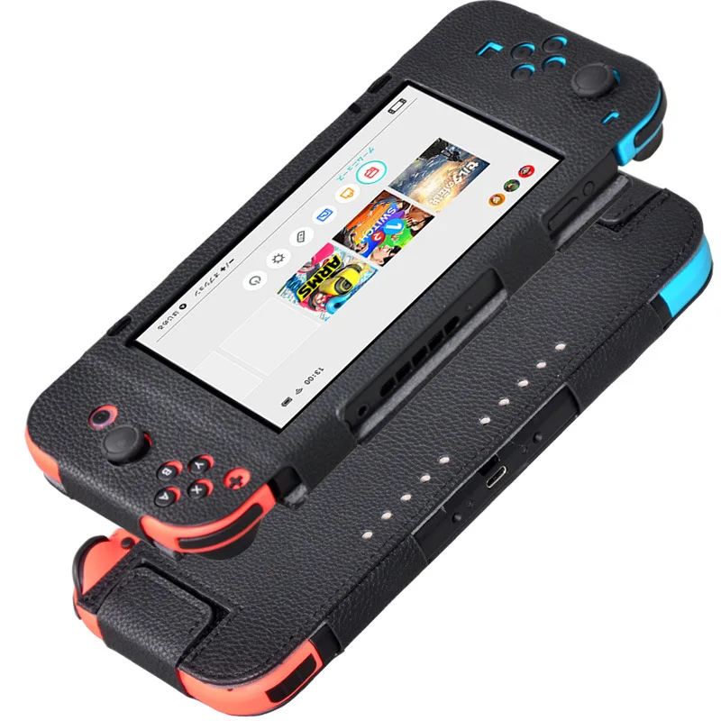 New PU Leather Case for Nintend Switch Game Console Protective Cover Anti-knock Shockproof Case for NS Accessories
New PU Leather Case for Nintend Switch Game Console Protective Cover Anti-knock Shockproof Case for NS Accessories