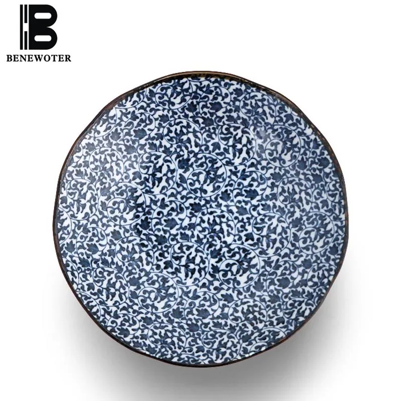8 inch Creative Kitchen Tableware Ceramic Blue and White Porcelain Dinner Plate Steak Pasta Dish Japanese Fruit Snack Sushi Tray
8 inch Creative Kitchen Tableware Ceramic Blue and White Porcelain Dinner Plate Steak Pasta Dish Japanese Fruit Snack Sushi Tray