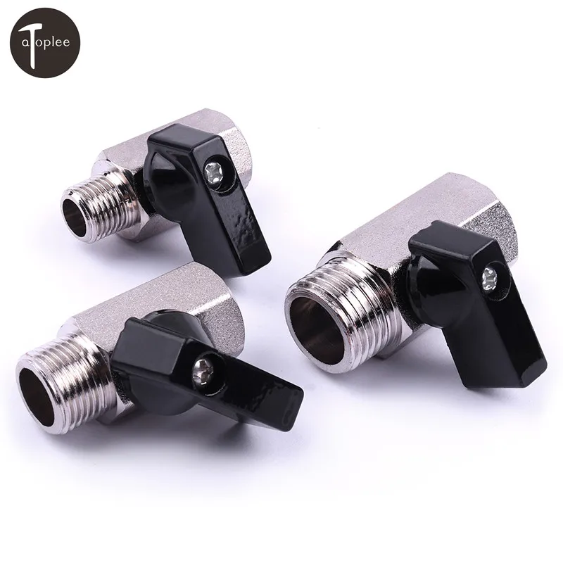 Copper Mini Ball Valve 1/4" 3/8" 1/2" BSP Male To Female Thread Air Compressor Hose Control Mayitr For Air Oil Water
Copper Mini Ball Valve 1/4" 3/8" 1/2" BSP Male To Female Thread Air Compressor Hose Control Mayitr For Air Oil Water