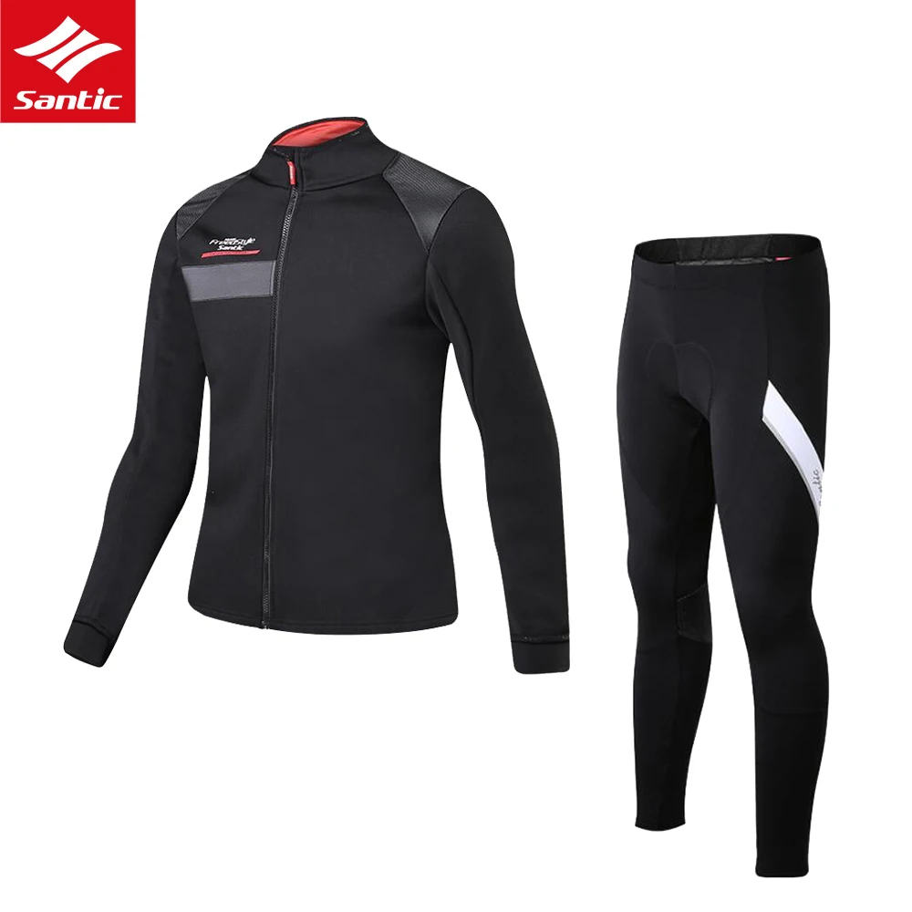 SANTIC jersey set Winter Thermal Fleece Cycling Clothing Set Jersey Windproof Jacket Bicycle Sportswear Cycling Clothings
SANTIC jersey set Winter Thermal Fleece Cycling Clothing Set Jersey Windproof Jacket Bicycle Sportswear Cycling Clothings