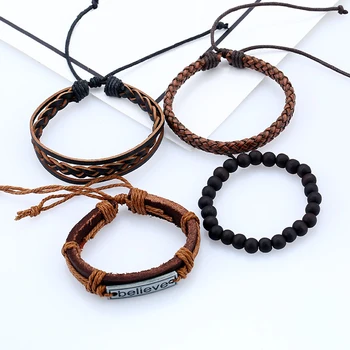 ZMZY Vintage Layers Braid Rope Chain Handmade Weaving Multilayer Leather Warp Bracelets & Bangles Punk Party Jewelry 1 set
ZMZY Vintage Layers Braid Rope Chain Handmade Weaving Multilayer Leather Warp Bracelets & Bangles Punk Party Jewelry 1 set