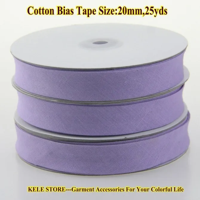 Free shipping KELE STORE 100% Cotton Bias tape,bias binding tape size: 20mm,width:3/4",2cm,25yds/lot color light purple/violet
Free shipping KELE STORE 100% Cotton Bias tape,bias binding tape size: 20mm,width:3/4",2cm,25yds/lot color light purple/violet