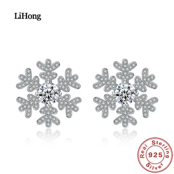 2018 New Design 100% 925 Sterling Silver Earrings Snowflake AAA CZ Stud Earrings Woman Charm Jewelry 
2018 New Design 100% 925 Sterling Silver Earrings Snowflake AAA CZ Stud Earrings Woman Charm Jewelry