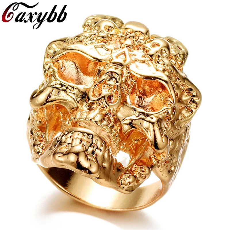 Gold / Silver color Stainless Steel Men Ring Cool Dragon Skull Hip Hop Rings for man Vintage Punk Fashion Jewelry
Gold / Silver color Stainless Steel Men Ring Cool Dragon Skull Hip Hop Rings for man Vintage Punk Fashion Jewelry