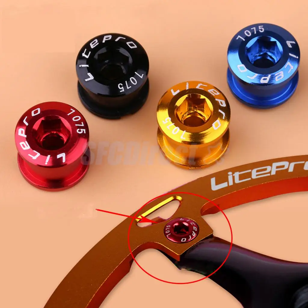 4Pcs Bike Chainwheel Bolt Bicycle Single Crankset Chain Wheel Crank Arm Screw Fixing Bolts Nuts
4Pcs Bike Chainwheel Bolt Bicycle Single Crankset Chain Wheel Crank Arm Screw Fixing Bolts Nuts
