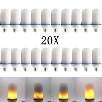 20X 2017 New E27 E26 2835SMD LED lamp Flame Effect Fire Light Bulbs 10W Flickering Emulation flame Lights 1900K-2200K AC85-265V
20X 2017 New E27 E26 2835SMD LED lamp Flame Effect Fire Light Bulbs 10W Flickering Emulation flame Lights 1900K-2200K AC85-265V