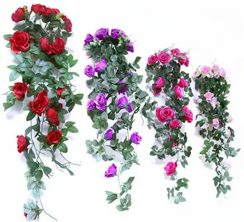 1M Artificial Fake Silk Rose Flower Ivy Vine Hanging Garland Wedding Decor Party Home Garden Decoration Drop Shipping
1M Artificial Fake Silk Rose Flower Ivy Vine Hanging Garland Wedding Decor Party Home Garden Decoration Drop Shipping