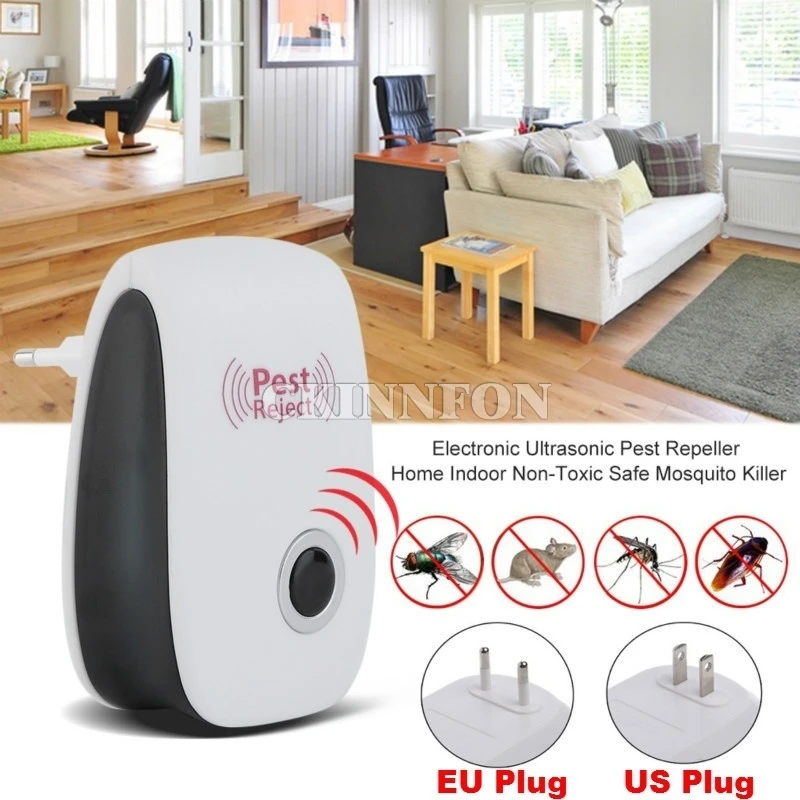DHL 100pcs EU US AU plug Electronic Ultrasonic Anti Pest Bug Mosquito Cockroach Mouse Killer Repeller Large circuit board
DHL 100pcs EU US AU plug Electronic Ultrasonic Anti Pest Bug Mosquito Cockroach Mouse Killer Repeller Large circuit board