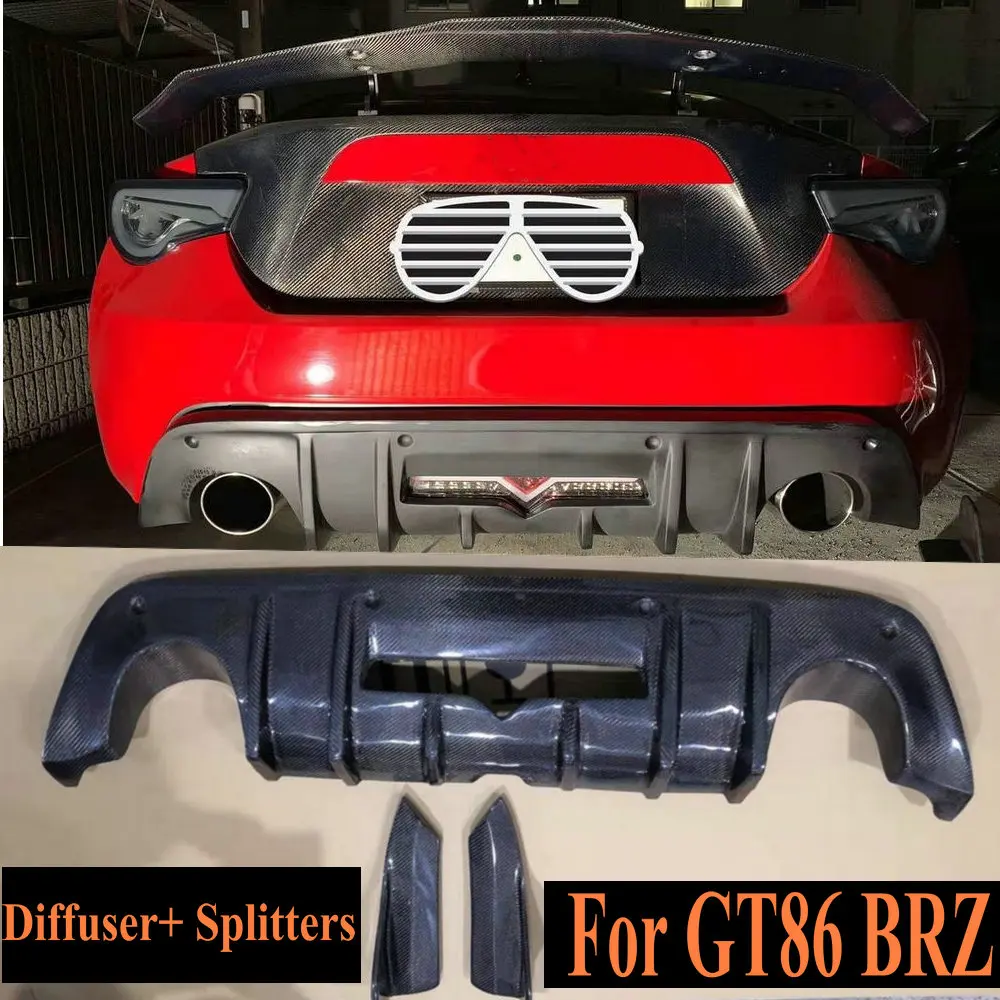 Auto car rear splitters carbon fiber rear diffuser for Toyota GT86 Subaru BRZ 2013 2014 2015 bodykit bumper diffuser Splitters
Auto car rear splitters carbon fiber rear diffuser for Toyota GT86 Subaru BRZ 2013 2014 2015 bodykit bumper diffuser Splitters