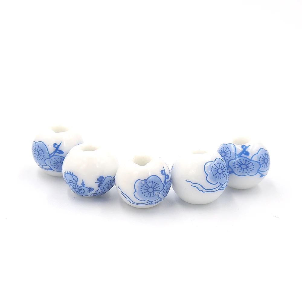 10pcs 10mm hole: 3mm Handmade Blue and White Porcelain Round Ball Ceramic Loose Jewelry Making DIY Beads Wholesale Discount
10pcs 10mm hole: 3mm Handmade Blue and White Porcelain Round Ball Ceramic Loose Jewelry Making DIY Beads Wholesale Discount