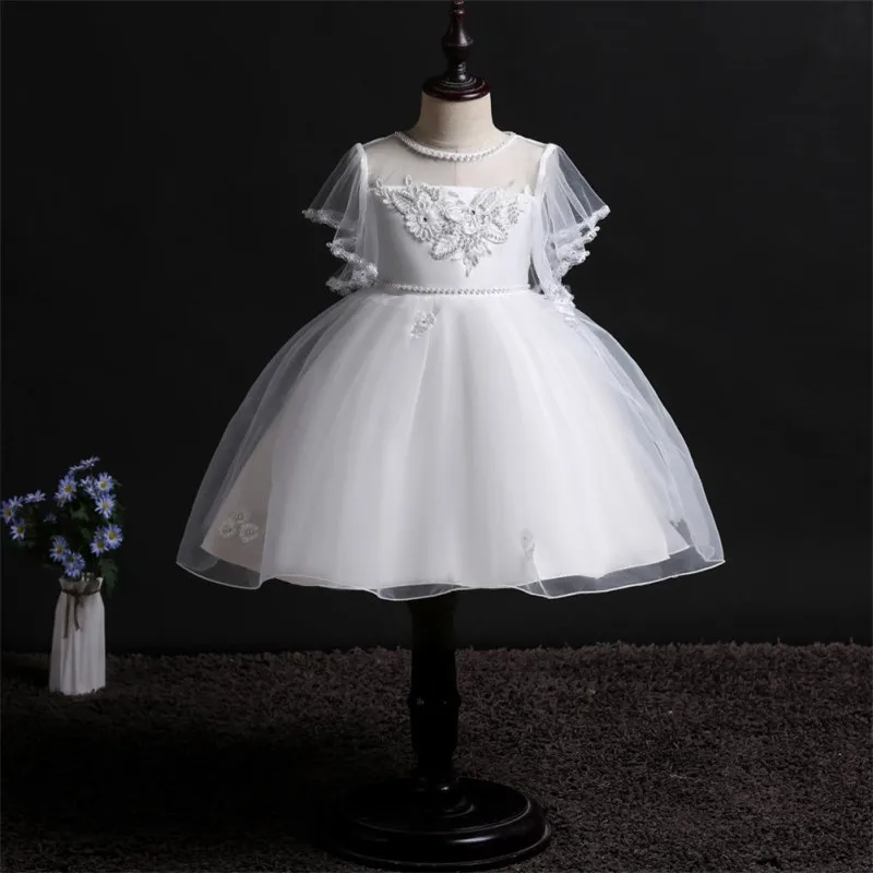 Tulle Lace Infant Toddler Pageant White Flower Girl Dresses for Wedding and Party Evening Dresses For Girls 1-14 Years
Tulle Lace Infant Toddler Pageant White Flower Girl Dresses for Wedding and Party Evening Dresses For Girls 1-14 Years