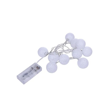 10 LED Cotton Ball Battery String Light Holiday Wedding Christmas Party Decor G07 Drop ship
10 LED Cotton Ball Battery String Light Holiday Wedding Christmas Party Decor G07 Drop ship
