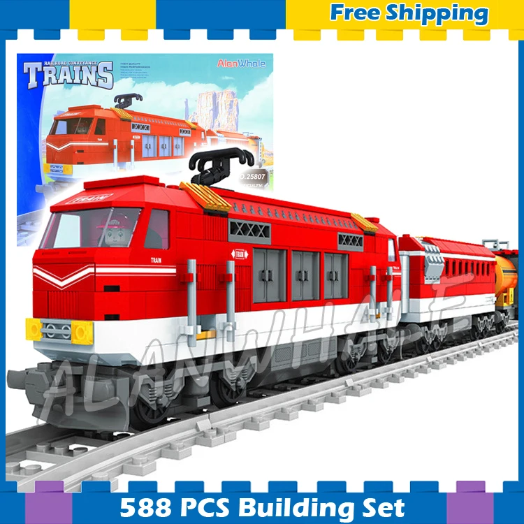 588pcs Train Creator Classical Cargo Trains Red Locomotive 25807 Model Building Blocks Gifts Railway Sets Compatible With Lego
588pcs Train Creator Classical Cargo Trains Red Locomotive 25807 Model Building Blocks Gifts Railway Sets Compatible With Lego